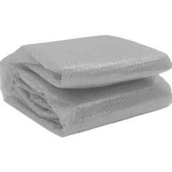 Piscine & Spa-vidaXL Film solaire de piscine flottant PE 381 cm Gris