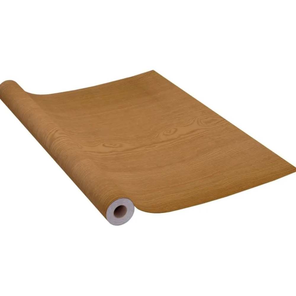 vidaXL Films autoadhésifs pour portes 2 pcs Chêne clair 210x90 cm PVC