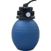 Piscine & Spa-vidaXL Filtre à sable pour piscine avec vanne 4 positions Bleu 300 mm