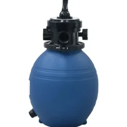 Piscine & Spa-vidaXL Filtre à sable pour piscine avec vanne 4 positions Bleu 300 mm