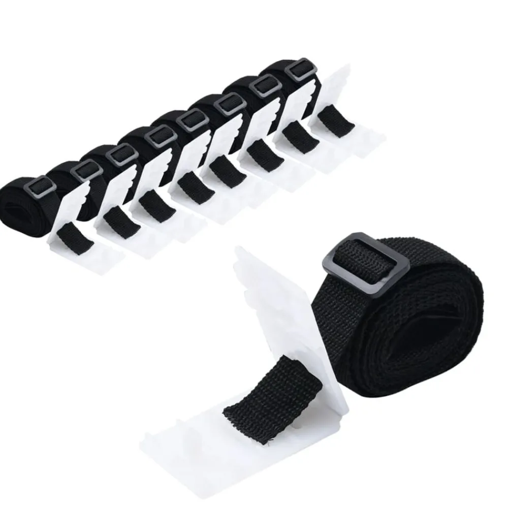 Piscine & Spa-vidaXL Fixations de rouleau de couverture de piscine 8 pcs 1,8 m