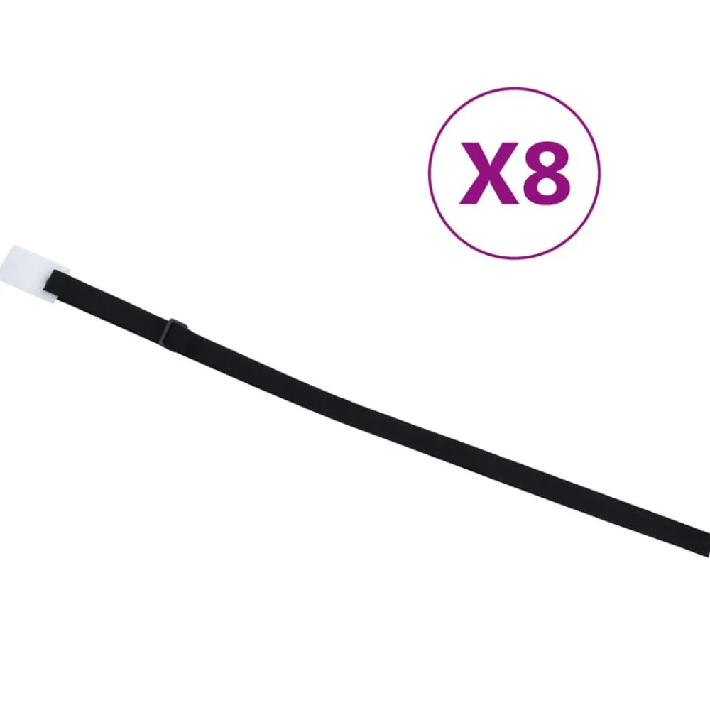 Piscine & Spa-vidaXL Fixations de rouleau de couverture de piscine 8 pcs 1,8 m