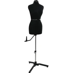 Arts & Loisirs-vidaXL Forme de Robe Ajustable Féminine s Velours Noir