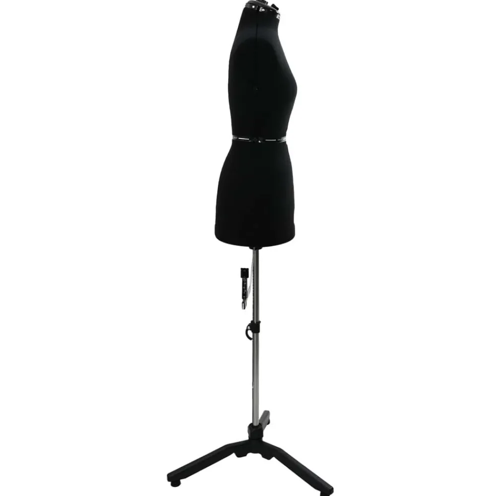 Arts & Loisirs-vidaXL Forme de Robe Ajustable Féminine s Velours Noir