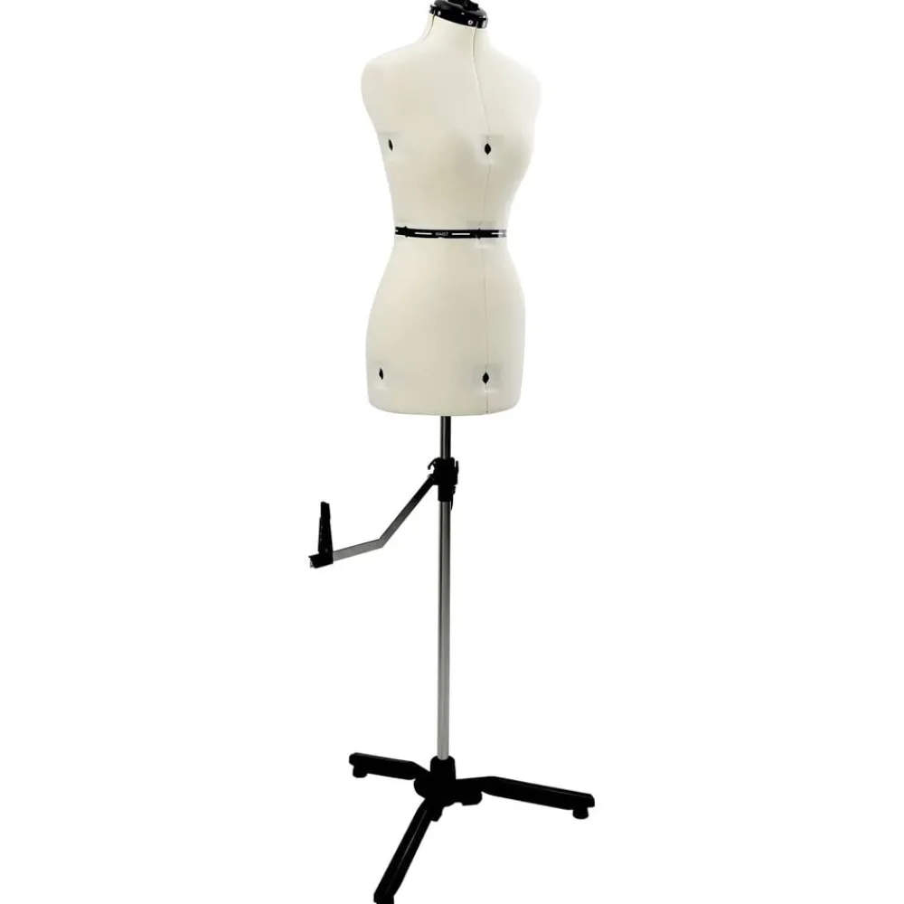 vidaXL Forme de Robe Ajustable Féminine Crème s Velours