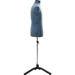 Arts & Loisirs-vidaXL Forme de robe ajustable homme Bleu 37.5-45.5 pouces tissu Gris bleu