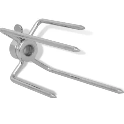 vidaXL Fourchettes de broche 2 pcs Acier