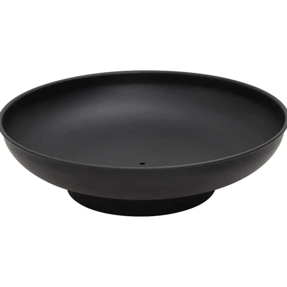 Cheminées-vidaXL Foyer 57 cm Acier Noir