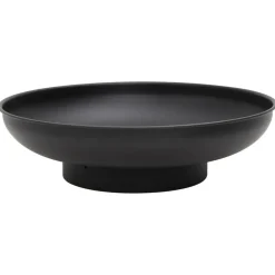 Cheminées-vidaXL Foyer 57 cm Acier Noir