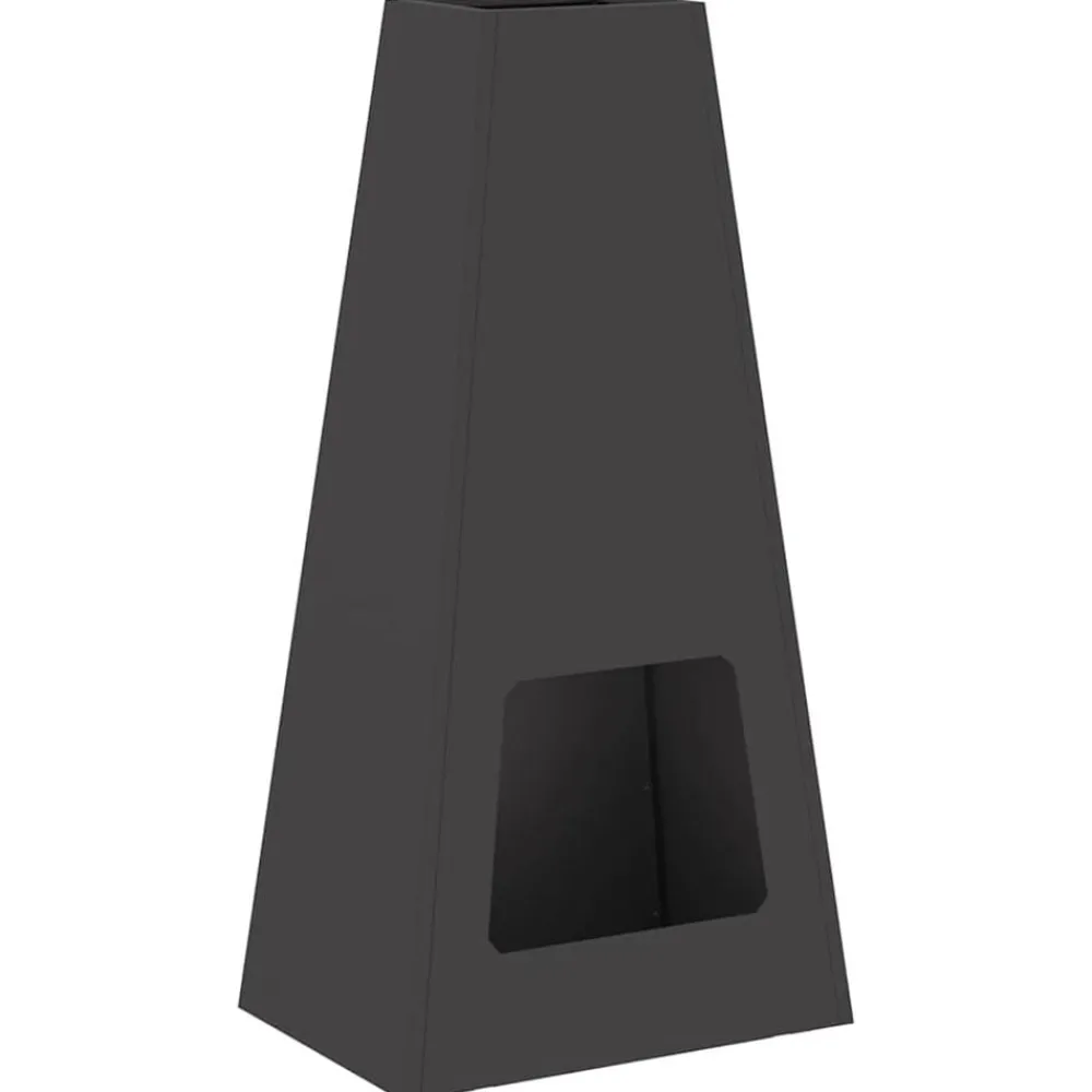 Cheminées-vidaXL Foyer de cheminée Noir 50 x 35 x 100 cm Acier Acier laminé à froid/noir