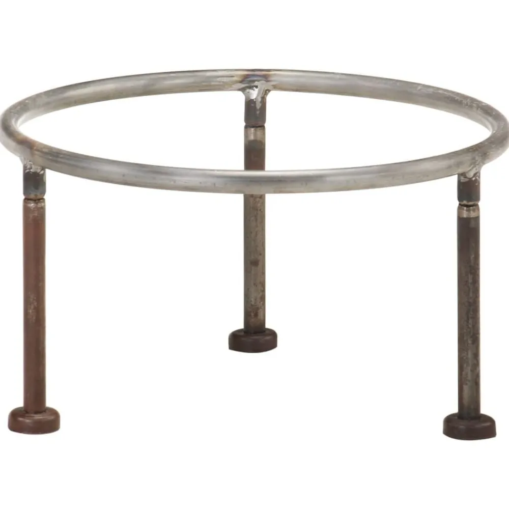 vidaXL Foyer rustique Ø 40 cm Fer