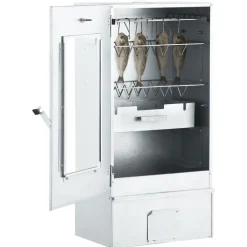 vidaXL Fumoir à four à BBQ générateur de fumée froide acier galvanisé