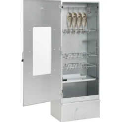vidaXL Fumoir à four à BBQ générateur de fumée froide acier galvanisé