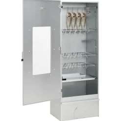 vidaXL Fumoir à four à BBQ générateur de fumée froide acier galvanisé