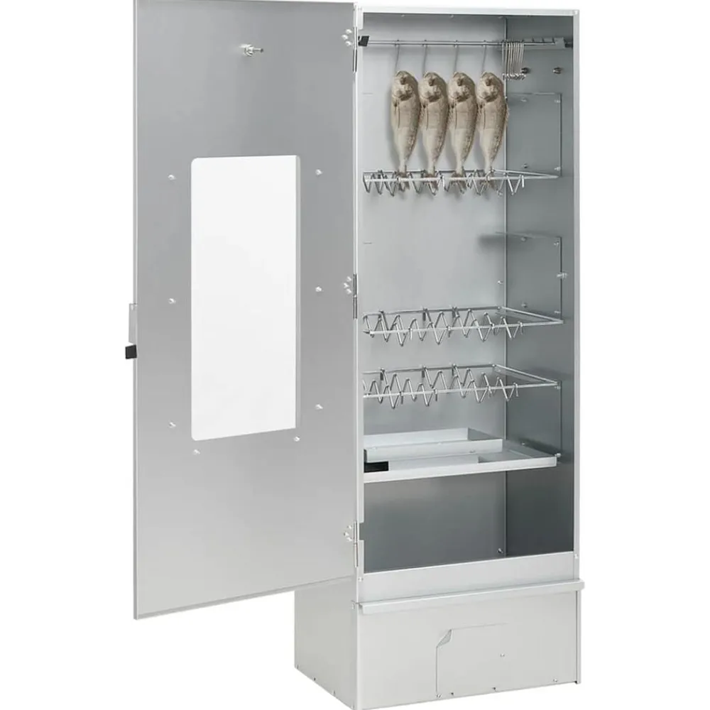 vidaXL Fumoir à four à BBQ générateur de fumée froide acier galvanisé