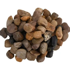 vidaXL Galets polis 10 kg multicolores 2-5 cm