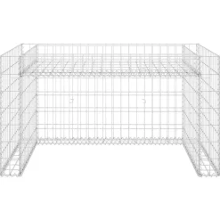 vidaXL Garage tondeuse à gazon lit surélevé 110x80x60 cm Fil en acier