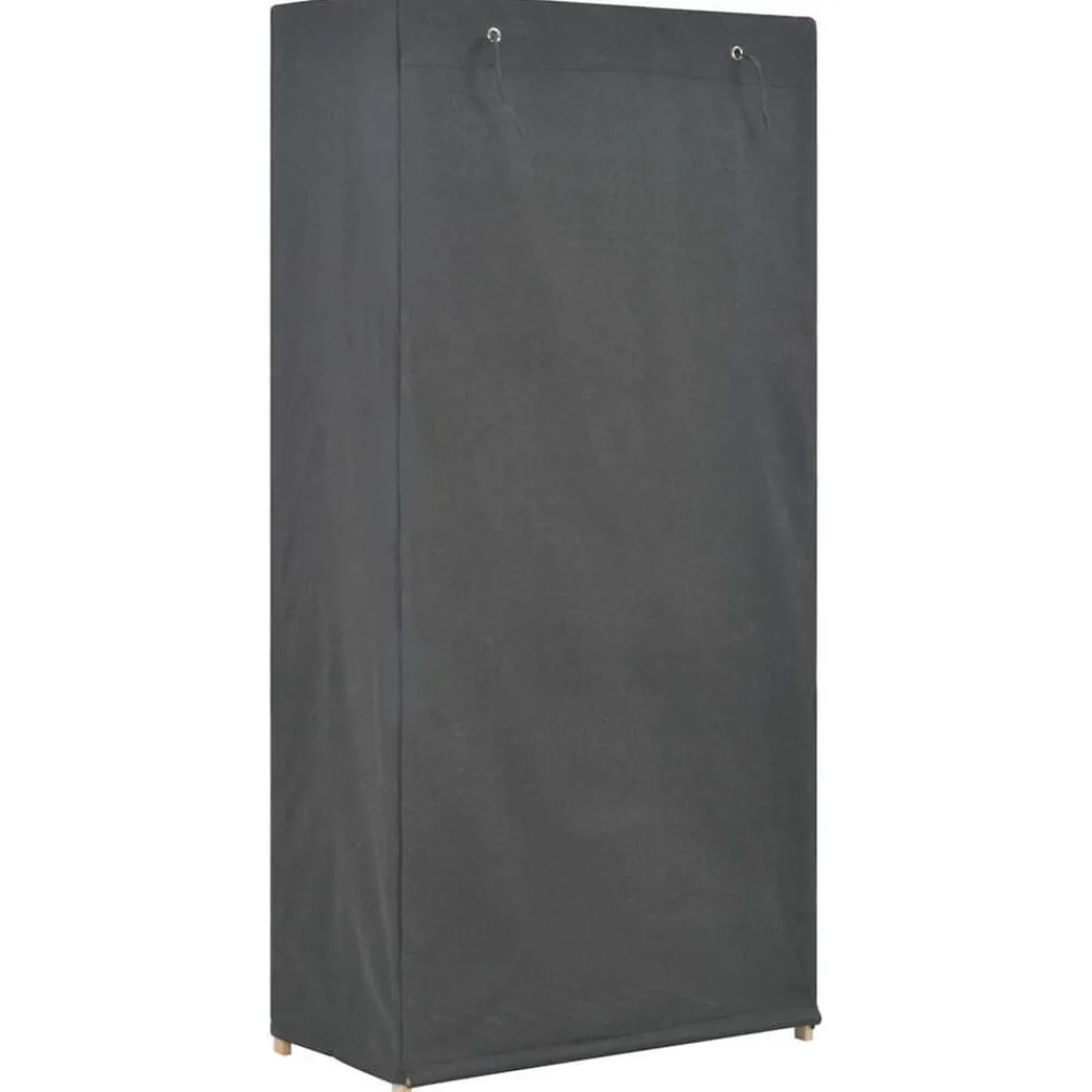 Armoires & Meubles De Rangement-vidaXL Garde-robe à 3 niveaux 79 x 40 x 170 cm Tissu Gris