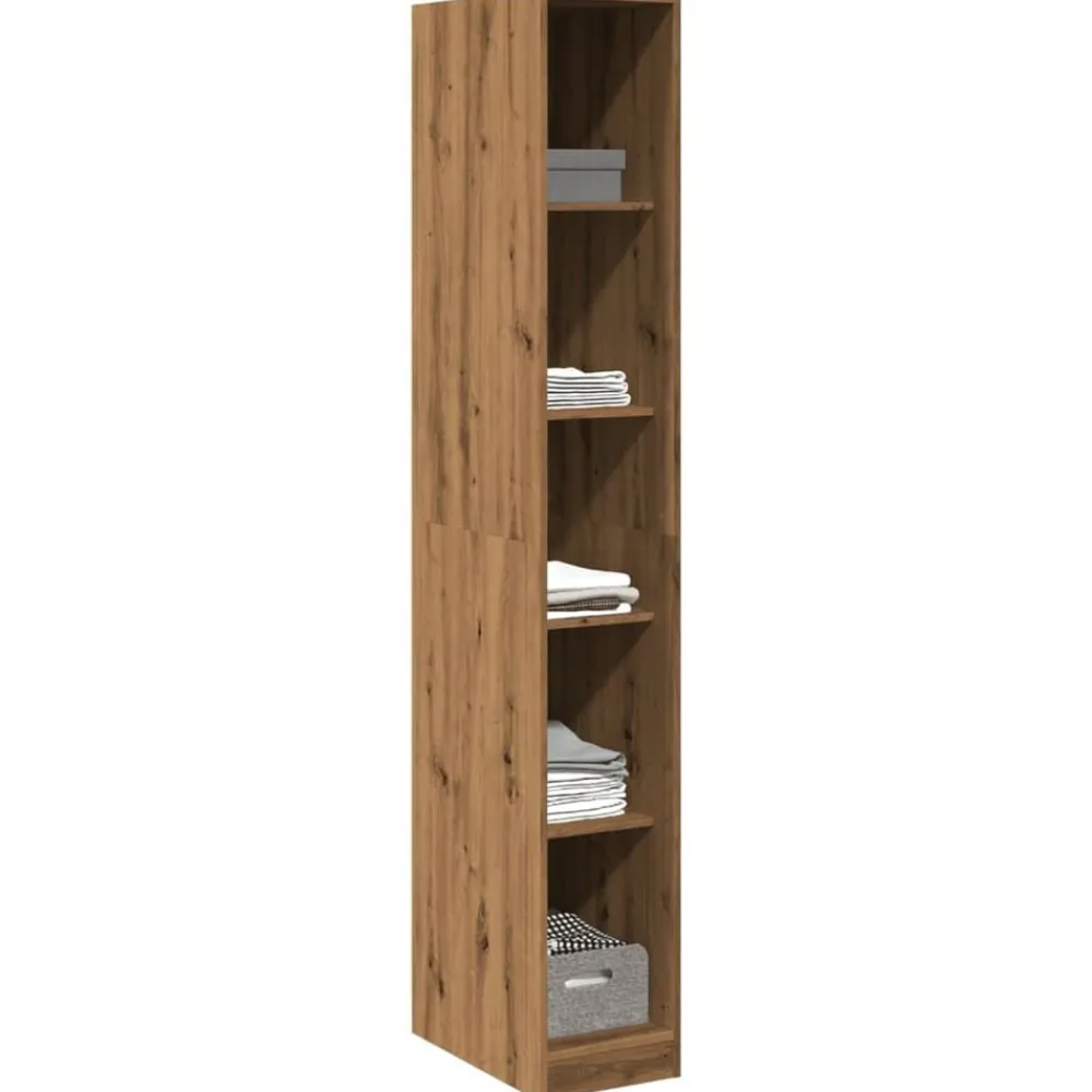 Armoires & Meubles De Rangement-vidaXL Garde-robe chêne artisanal 30x50x200 cm bois d'ingénierie chêne artisanal