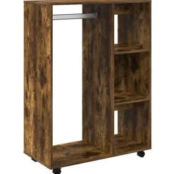 vidaXL Garde-robe Chêne fumé 80x40x110 cm Bois d'ingénierie