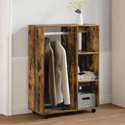 vidaXL Garde-robe Chêne fumé 80x40x110 cm Bois d'ingénierie