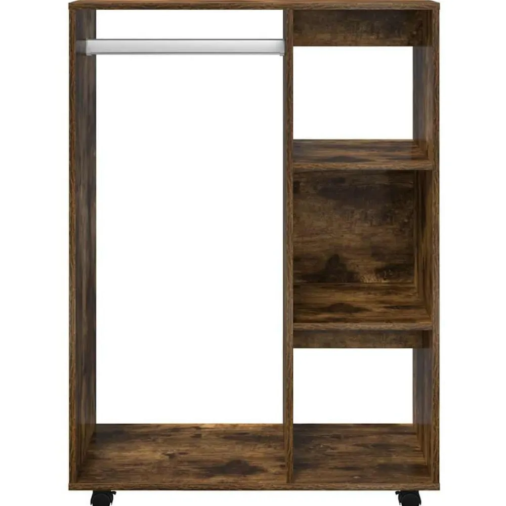 vidaXL Garde-robe Chêne fumé 80x40x110 cm Bois d'ingénierie