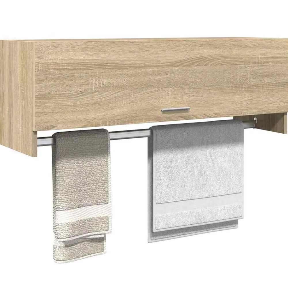 vidaXL Garde-robe chêne sonoma 100x32,5x35 cm bois d'ingénierie