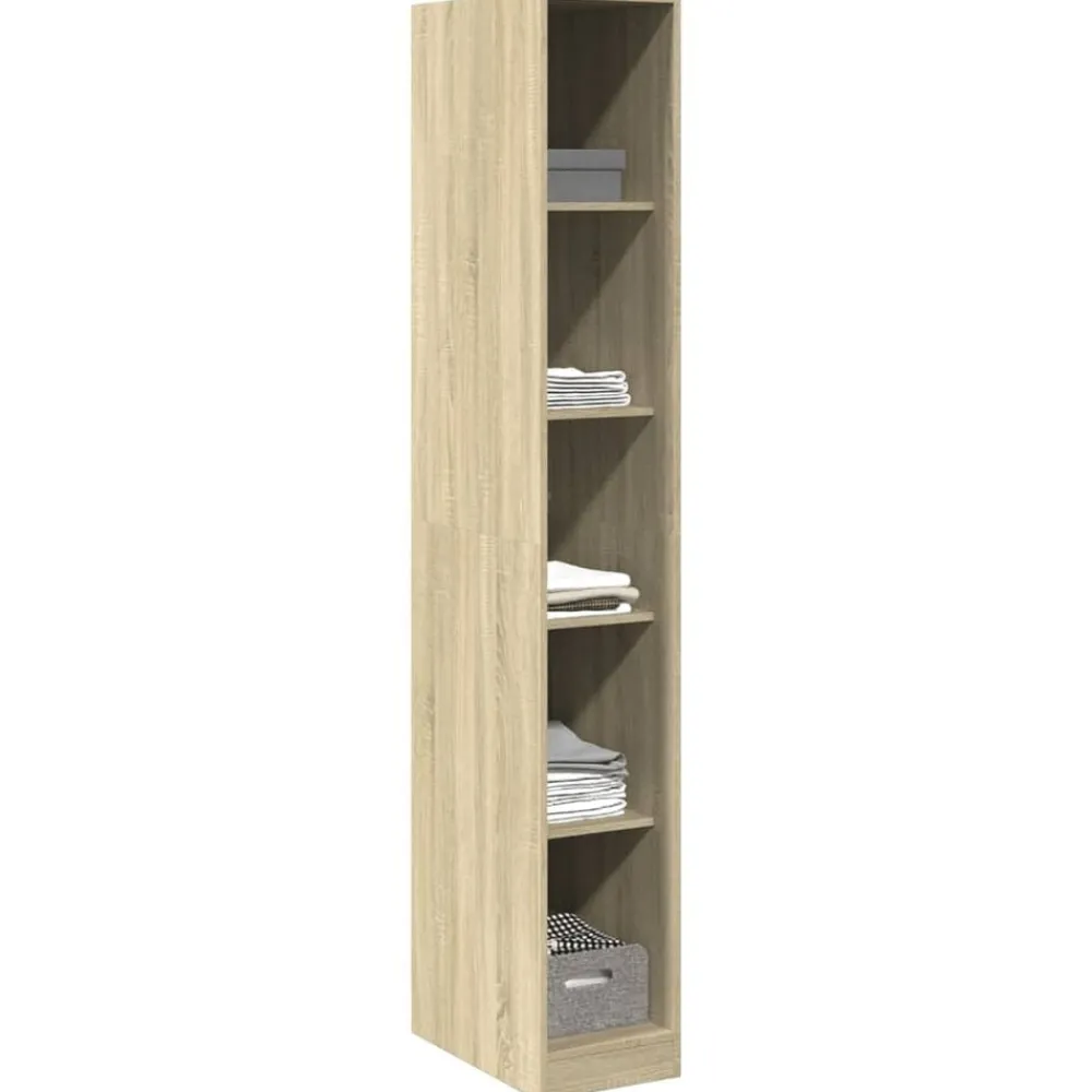 Armoires & Meubles De Rangement-vidaXL Garde-robe chêne sonoma 30x50x200 cm bois d'ingénierie Chêne sonoma