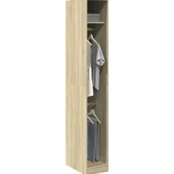 vidaXL Garde-robe chêne sonoma 30x50x200 cm bois d'ingénierie