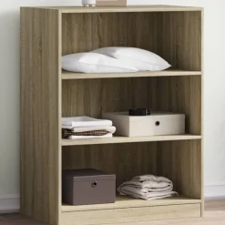 Produits Ménagers-vidaXL Garde-robe chêne sonoma 77x48x102 cm bois d'ingénierie Ch&ecirc;ne sonoma