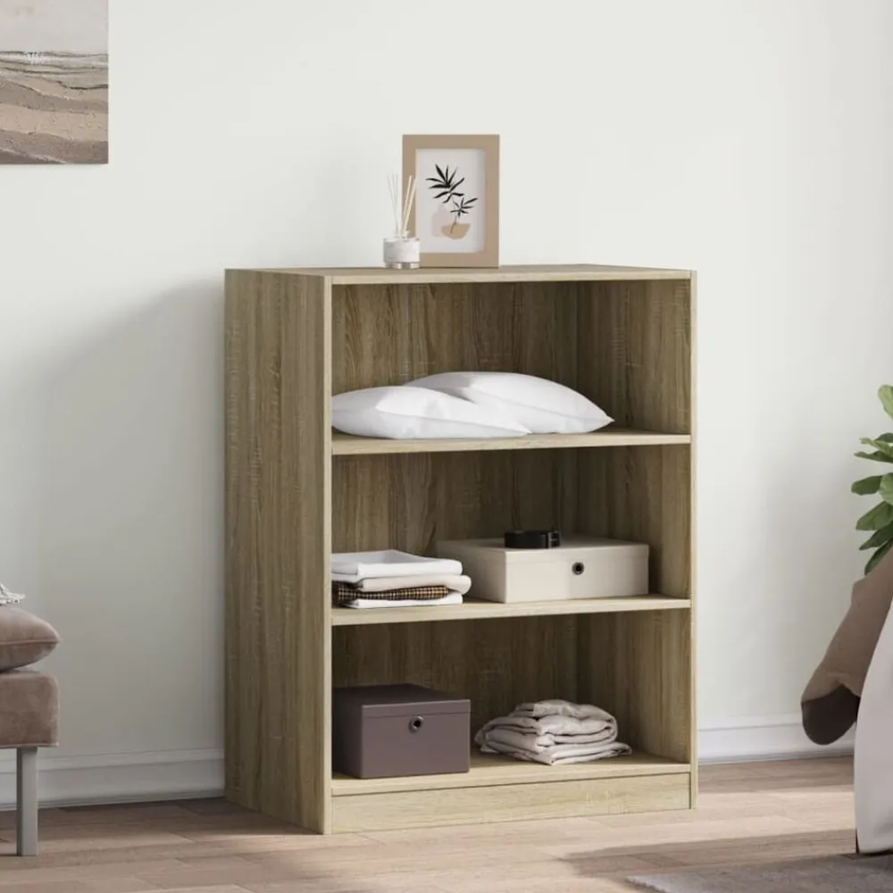 Produits Ménagers-vidaXL Garde-robe chêne sonoma 77x48x102 cm bois d'ingénierie Chêne sonoma