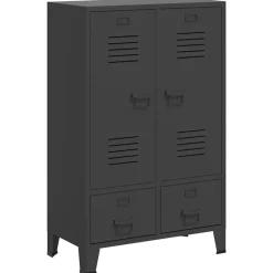 vidaXL Garde-robe industrielle 67x35x107 cm Acier