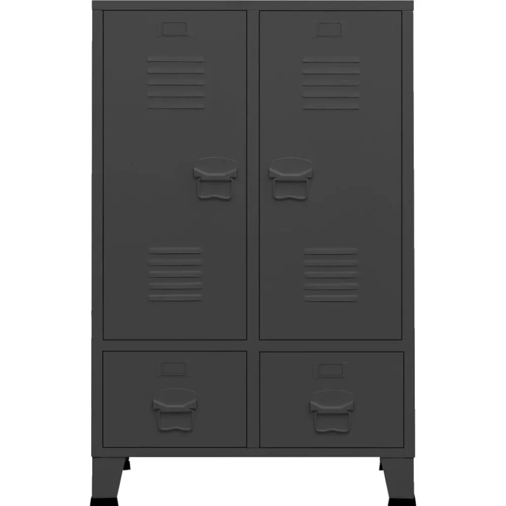 vidaXL Garde-robe industrielle 67x35x107 cm Acier