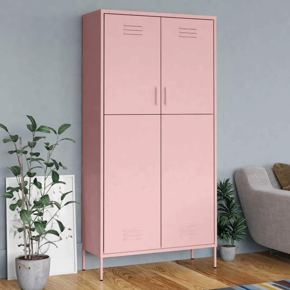 vidaXL Garde-robe 90x50x180 cm Acier