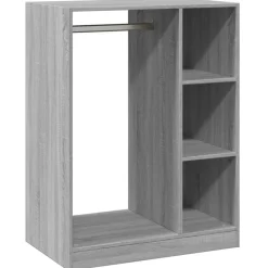 Produits Ménagers-vidaXL Garde-robe 77x48x102 cm bois d'ingénierie Sonoma gris