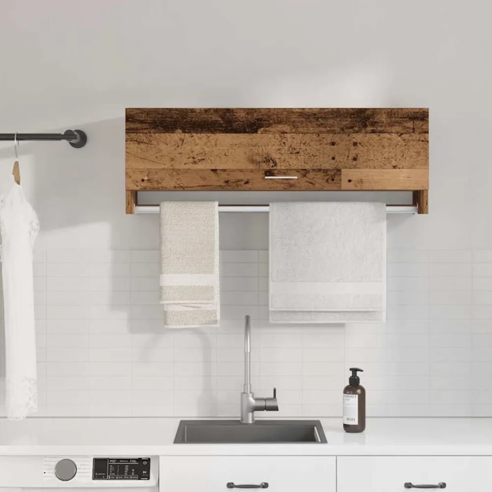Armoires & Meubles De Rangement-vidaXL Garde-robe 100x32,5x35 cm bois d'ingénierie Vieux bois