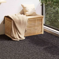 Décorations-vidaXL Gazon artificiel 200 x 100 x 4 cm PP & PE Noir