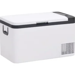 Arts De La Table & Arts Culinaires-vidaXL Glacière avec poignée noir et blanc 18 L PP et PE