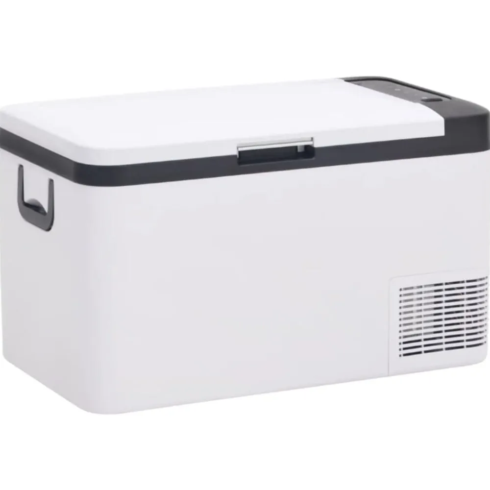 Arts De La Table & Arts Culinaires-vidaXL Glacière avec poignée noir et blanc 18 L PP et PE