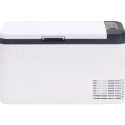 Arts De La Table & Arts Culinaires-vidaXL Glacière avec poignée noir et blanc 18 L PP et PE