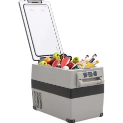 Arts De La Table & Arts Culinaires-vidaXL Glacière avec poignée noir et gris 35 L PP et PE