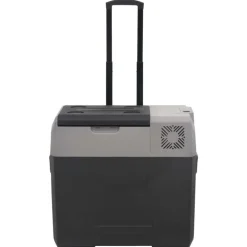 Arts De La Table & Arts Culinaires-vidaXL Glacière avec roue et poignée noir et gris 50 L polypropylène