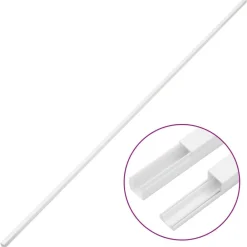 vidaXL Goulotte de câble 10x10 mm 10 m PVC