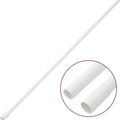 vidaXL Goulottes de câble avec pinces Ø16 mm 10 m PVC