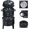 vidaXL Gril barbecue au charbon 3 en 1 40x80 cm