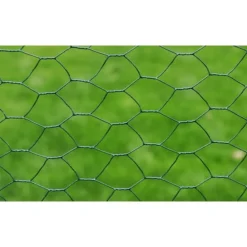 vidaXL Grillage à poule avec revêtement en PVC 25x0,5 m
