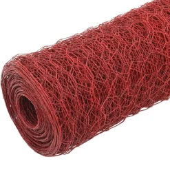 vidaXL Grillage Acier avec revêtement en PVC 25x1 m