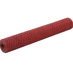 vidaXL Grillage Acier avec revêtement en PVC 25x1 m