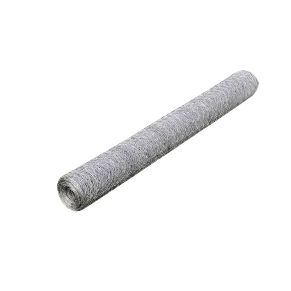 vidaXL Grillage pour volière Acier galvanisé 25 x 0,5 m é