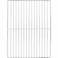 vidaXL Grille de barbecue Argenté 40 x 30 cm Acier inoxydable
